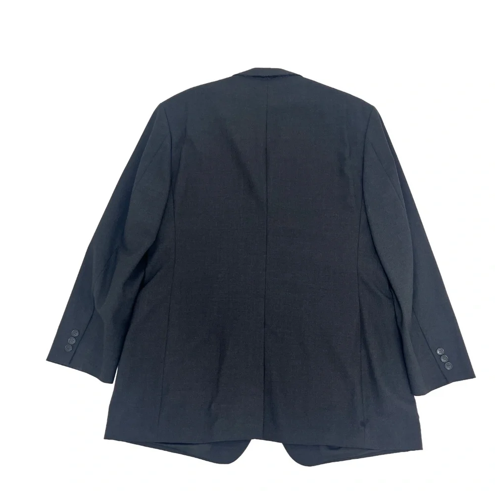 Brooks Brothers 346 Men Single Breasted Blazer Jacket Black 3-Button Long Sleeve